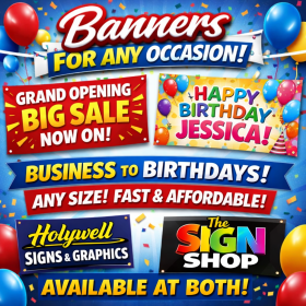 Custom printed Banners