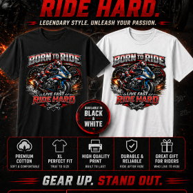 Born to ride Tee shirt