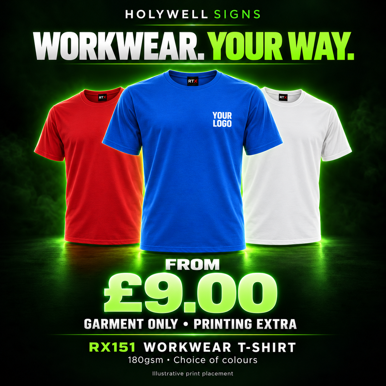 Reliable Workwear 180gsm T-shirt