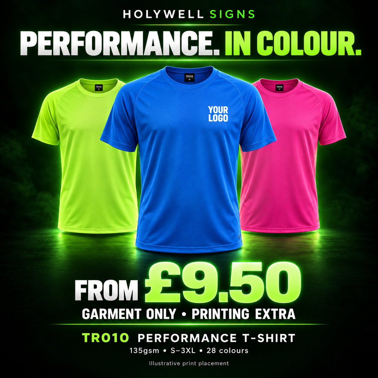 TR010 performance sports T-shirt