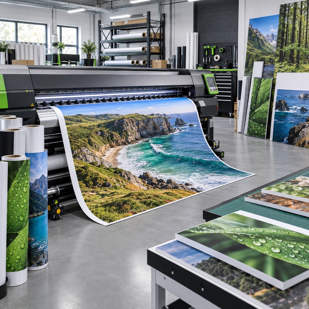 Printed signage and large format print