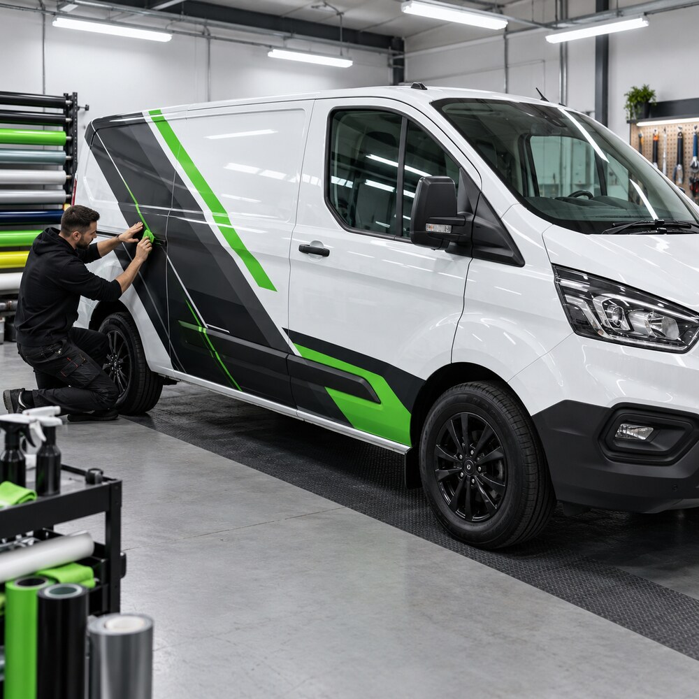 Vehicle graphics and van signwriting